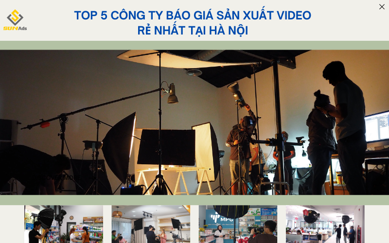 báo giá sản xuất video 1